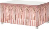 thumbnail of Tischverkleidung / Skirting Roségold Fransen Folie
