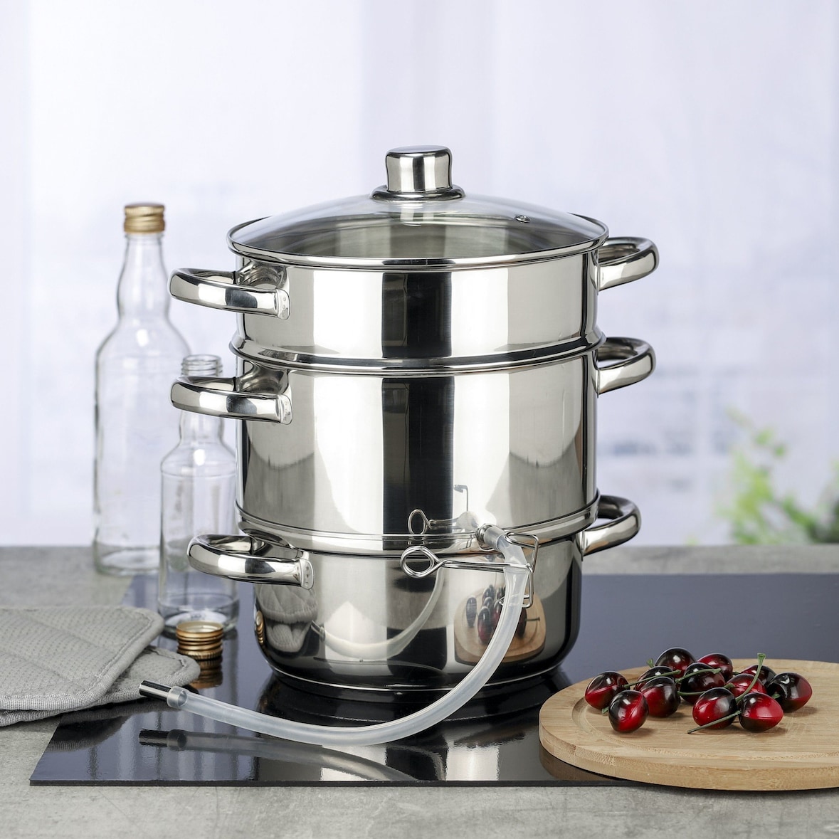 HI 22052 Entsafter Dampfentsafter aus Edelstahl