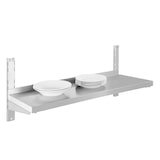 thumbnail of Cleiton® Estante Pared Simple Liso Ajustable de Acero Inoxidable 1200x300x400 mm | Estanteria de Pared para Cocina | Balda de Acero Estantería Pared