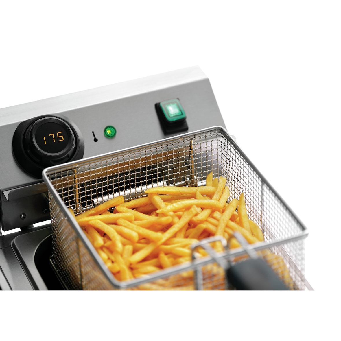 Fritadeira dupla em aço inoxidável 2 x 9 litros, 6600 W, 220 V - MONO