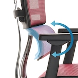 thumbnail of Bureaustoel / Directiestoel ERGOHUMAN GEN2 Netstof rood hjh OFFICE