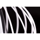 thumbnail of Sospensione 1 Luce Morgana Paralume A Gabbia In Acciaio Bianco E Legno Naturale