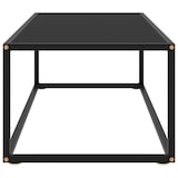 thumbnail of vidaXL Couchtisch Schwarz mit Schwarzem Glas 100x50x35 cm