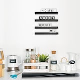thumbnail of Securit® Set mit 4 Regalen – Schwarz lackiertes Holz – 169 Karten mit Buchstaben, Zahlen und Symbolen