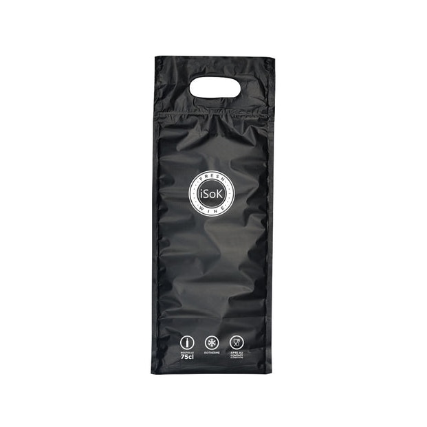 Isoliertasche ISOK 1 schwarze Flasche 18,2 x 47 cm je 100 - Gimex