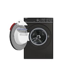 thumbnail of Sharp ES-MNFL814CMA-NL Voorlader wasmachine, 8 kg, 1400 toeren, 15 programma's, extra stoomfunctie, inverter motor, AquaStop, mat zwart
