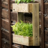 thumbnail of HORTALIA Jardinera vertical Stand Line Wall KD 2B en madera tratada para exterior