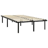 thumbnail of vidaXL Bett Schwarz Metall 120x200 cm