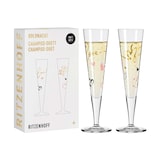thumbnail of Ritzenhoff Goldnacht Champagnergläser 205 ml 2er Set Herzen