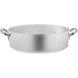 thumbnail of Agnelli Professional Cookware Cacerola baja de aluminio con 2 asas de acero inoxidable, gris, cm 36