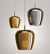 thumbnail of Zafferano Bilia 230V LED 8W Pendelleuchte aus mundgeblasenem Borosilikatglas, Diffusor mit 27 cm Durchmesser, glockenförmiges Design, weiß