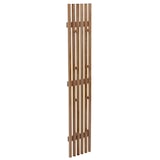 thumbnail of MCA Panel de armario HWC-P56, armario de pared Barra de armario armario de madera, 8 ganchos madera maciza 120x21cm, roble
