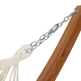 thumbnail of tectake Cama de rede para duas pessoas XXL THORSTEN com estrutura em madeira  Branco