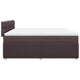 thumbnail of vidaXL Boxspringbett mit Matratze Dunkelbraun 180x200 cm Stoff