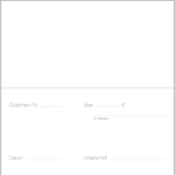 thumbnail of Gutschein-Karten inkl. transparenter Umschläge, Golden Glimmer, Glanzkarton