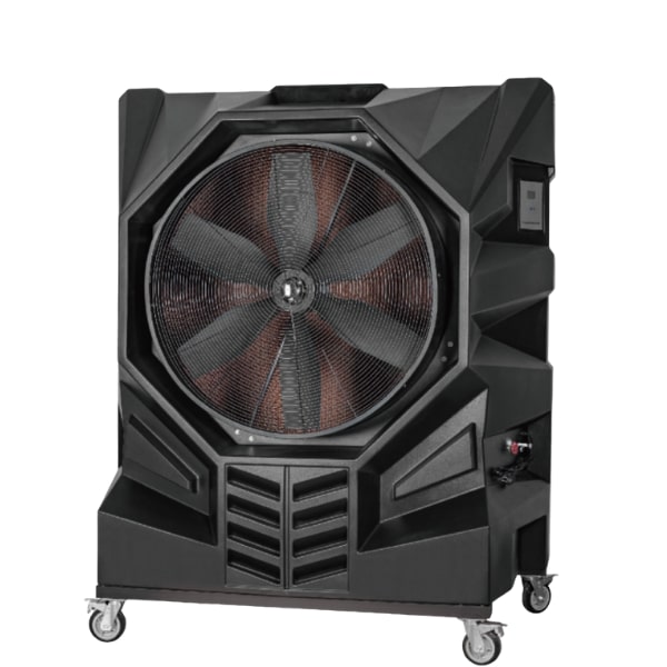 KRS EVC400B Raffrescatore evaporativo portatile in plastica 38.000 mc/h 1960x980x2000 300l Nero