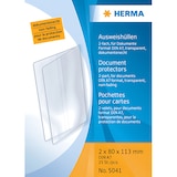 thumbnail of HERMA Ausweishülle 5041 2x80x113mm PP transparent