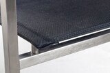 thumbnail of METRO Professional Silla, acero inoxidable/ textileno/ madera, 56 x 56 x 89.6 cm, con reposabrazos, apilable, negra