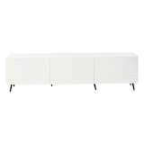 thumbnail of TV-Schrank aus MDF in Weiß, 180 x 40 x 48 cm, 3 Klapptüren, geeignet für Fernseher bis ca. 80 Zoll