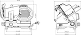 thumbnail of METRO PROFESSIONAL Trancheuse GFS3030, alumin/acier inoxydable, 57.8 x 47.5 x 42.5 cm, 250 W, Ø de lame 30 cm, épaisseur de coupe : 0-15 mm, argenté