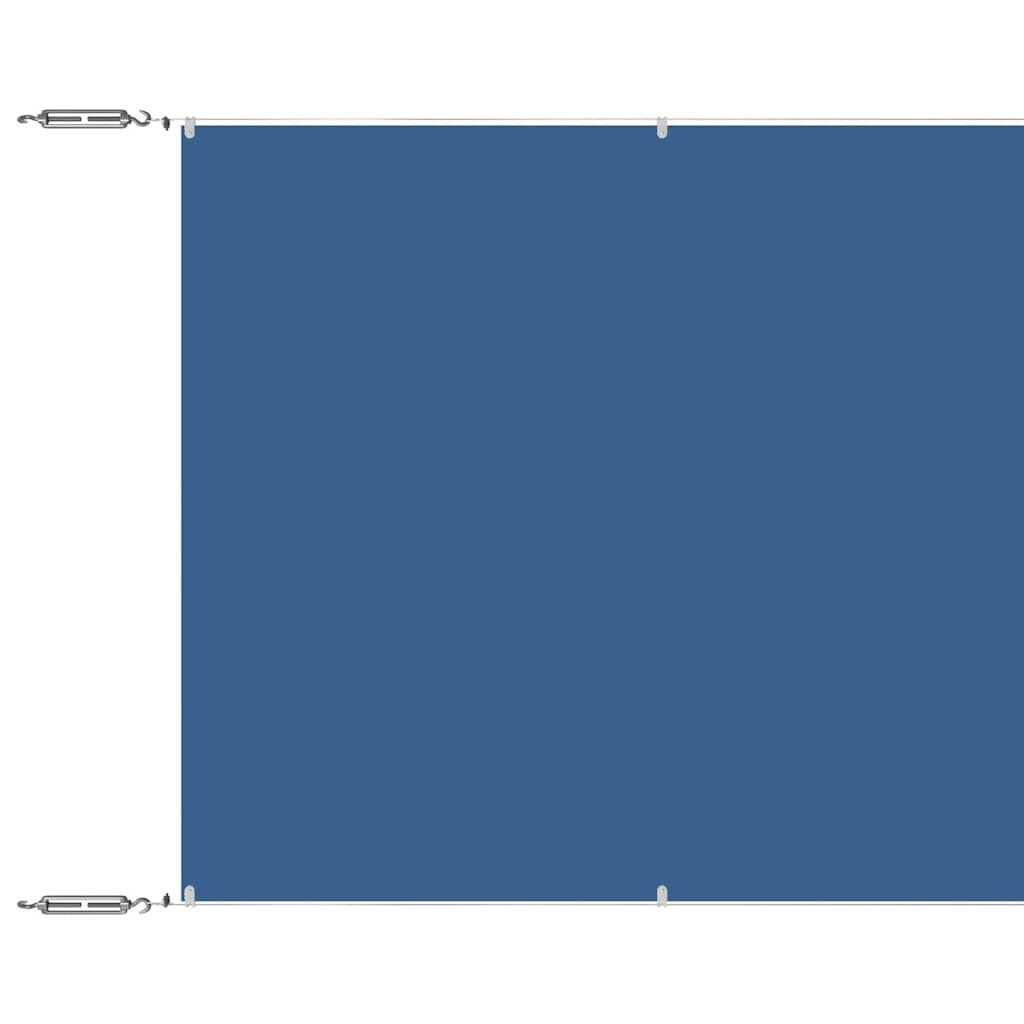 vidaXL Senkrechtmarkise Blau 140x1200 cm Oxford-Gewebe