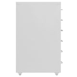 thumbnail of vidaXL Aktenschrank mit Rollen Grau 28x41x69 cm Metall