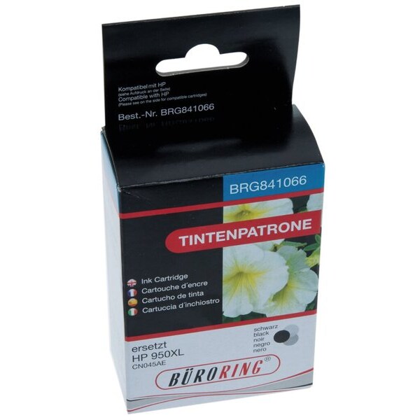 Tintenpatrone 950XL schwarz, ersetzt HP CN045AE, Inhalt: 80 ml