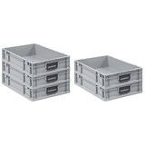 thumbnail of PROREGAL 5x Eurobox NextGen Portable Duo | HxBxT 12x40x60cm | 23 Liter | Eurobehälter, Transportbox, Transportbehälter, Stapelbehälter