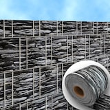 thumbnail of zaun|zu® Sichtschutzstreifen Schiefer bedruckter Sichtschutz 2,5m x 2,0m