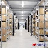 thumbnail of PROREGAL Schwerlastregal Silver Mamba Made in Germany | HxBxT 200x200x50cm | 5 Ebenen je 150kg Fachlast | Verzinkt