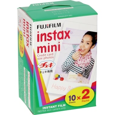 Fujifilm Filme instantâneo instax mini 16567828 2x10 folhas/pacote.
