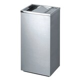 thumbnail of Danieli Store | Papelera con cenicero de pie para exterior en acero | Papelera con tapa giratoria | 17 L