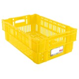 thumbnail of GILAC Caisse ajourée empilable emboîtable HACCP 600 x 400 - 37 L - Jaune G180318