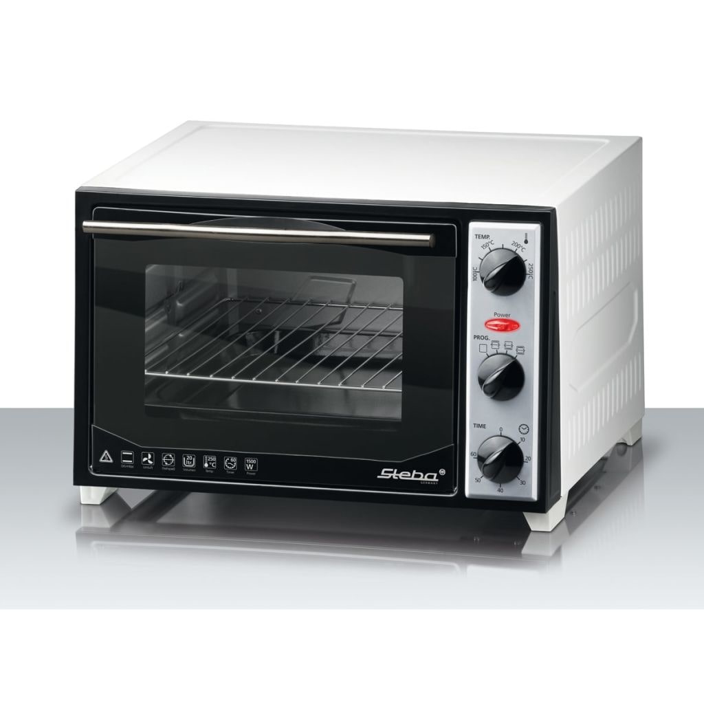 Steba Grill und Backofen Silbern 20L 1500W KB 27 U.2