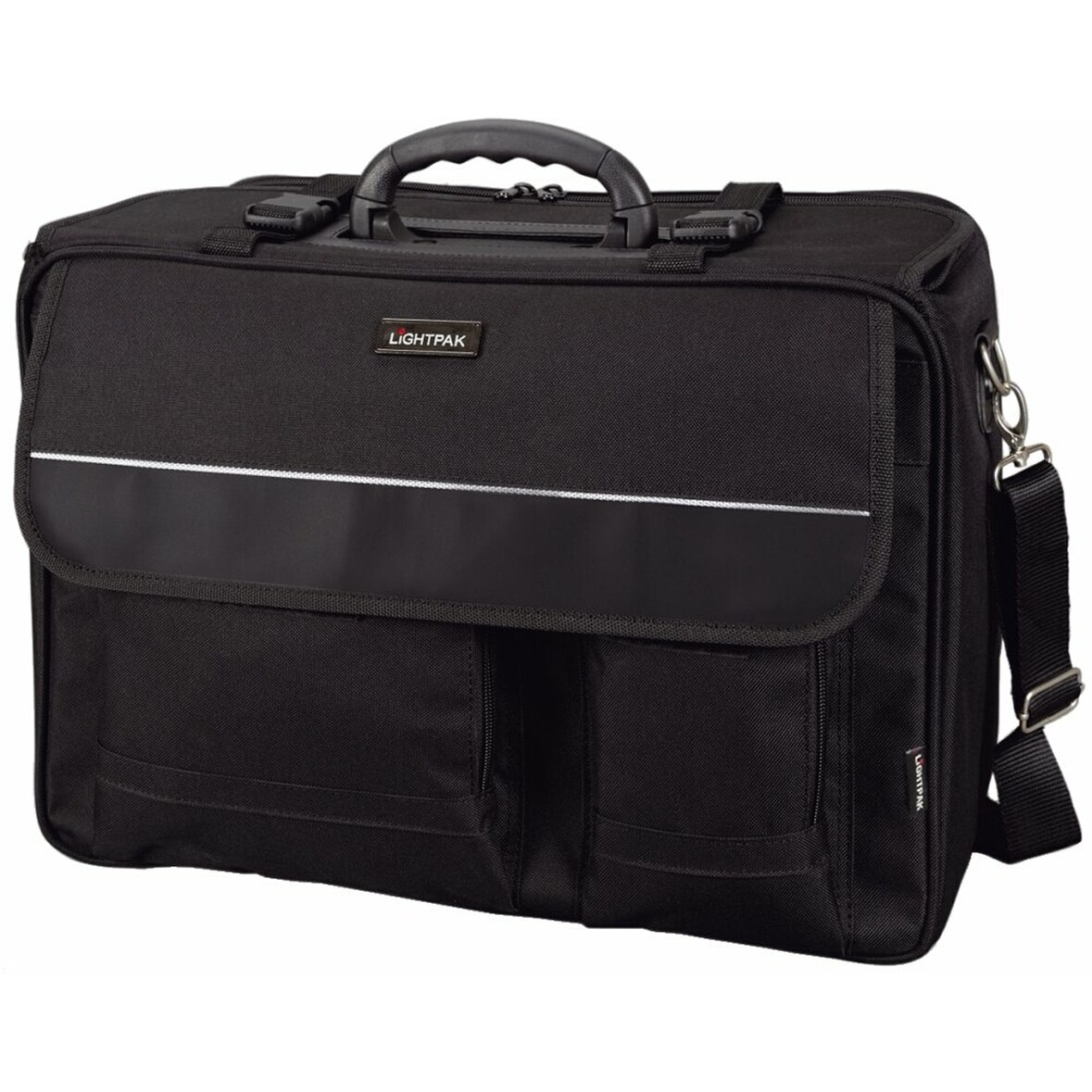 Pilotenkoffer The Flight Polyester schwarz Packung mit 5 Stück