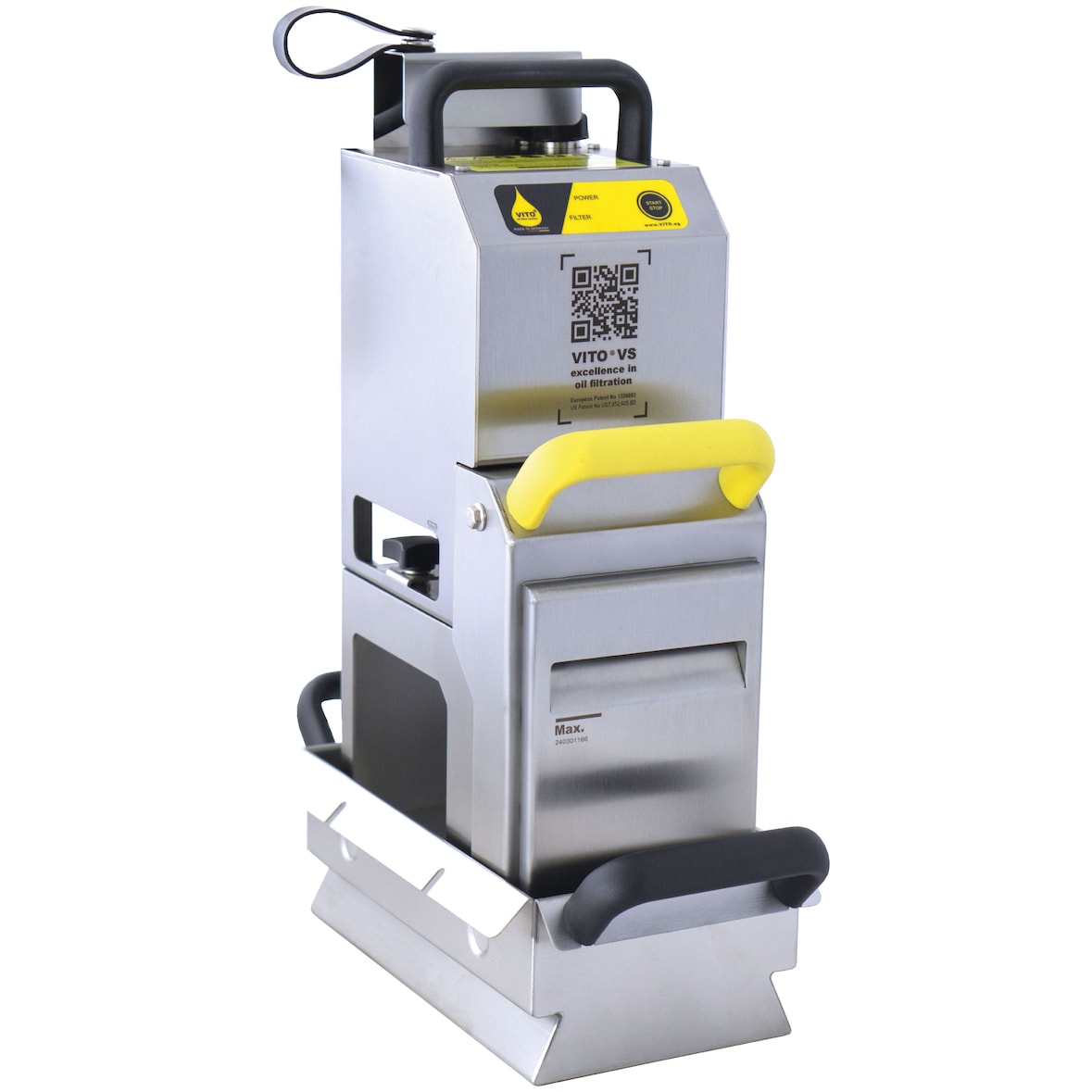 VITO VS Frittierölfilter Paket - inkl. VITO VS Frittieröl-Filter, VITO FT 440, Frittierölqualitäts- und Temperaturmessgerät und Partikelfilter PE 100