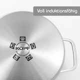 thumbnail of KOPF Topfset Jara aus Edelstahl, Induktion, Kochtopfset mit praktischem Abgießrand, 9-teilig