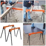 thumbnail of 2x Arbeitsbock Klappbock Gerüstbock Sägebock - 1000 kg Traglast