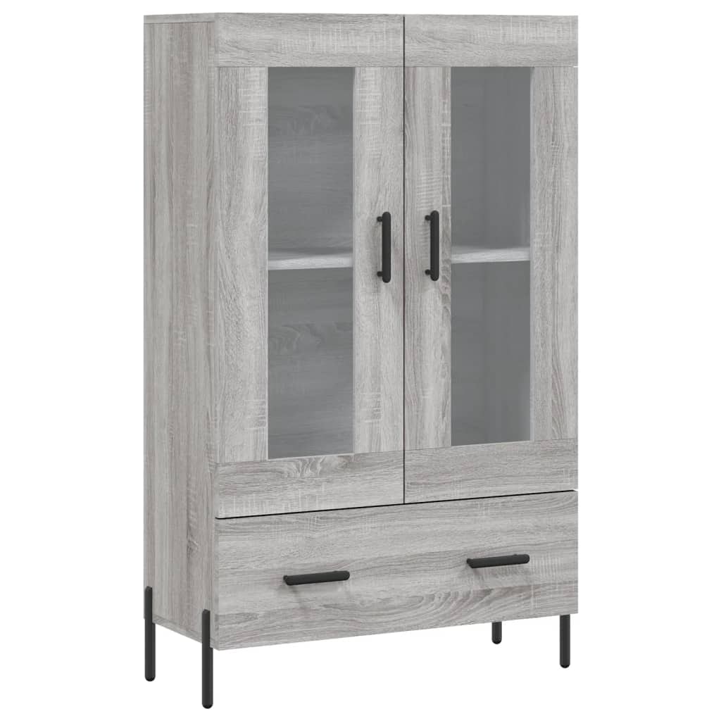 Helloshop26 - Buffet Sideboard Kommode Kleiderschrank Aufbewahrungsmöbel Organizer Küche Wohnzimmer Lounge hohe Sonoma-Eiche 69,5 x 02_0035391