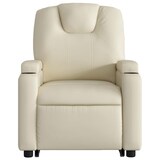 thumbnail of vidaXL Massagesessel mit Aufstehhilfe Elektrisch Creme Kunstleder