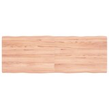 thumbnail of vidaXL Tafelblad natuurlijke rand 140x50x(2-4) cm eikenhout lichtbruin