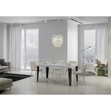 thumbnail of Ausziehbarer Tisch 90 x 120/224 cm, Gestell Flame White Ash Anthrazit