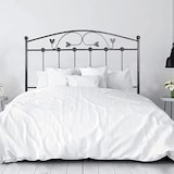 thumbnail of Cabecero de forja Manchego, color Negro Plata.  Cabezal para cama de 135 cm, Cama 142 cm x 125 cm