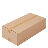 thumbnail of 100 x Faltkarton (590 x 290 x 140 mm) stabil 1-wellig Versandkarton Päckchen DHL Hermes Schachtel Box Paket braun BB-Verpackungen