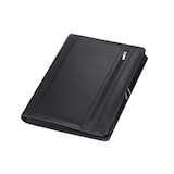 thumbnail of Alassio Konferenzmappe A4 Leder schwarz Businessmappe Ringbuchmappe Schreibmappe mit Klemmbrett und Ringmechanik 30072