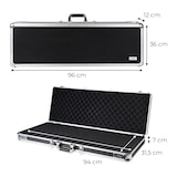 thumbnail of HMF Alu Transportkoffer mit Rasterschaumstoff, 96 x 36 x 12 cm, Schwarz