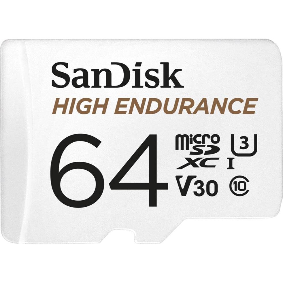 SanDisk High Endurance Monitoring miniSDXC-Karte 64 GB Class 10, UHS-I, UHS-Class SDSQQNR-064G-GN6IA