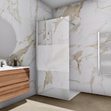 thumbnail of Walk In Dusche Begehbare Duschwand Glas Duschabtrennung Duschtrennwand Glastrennwand Glaswand mit NANO-Beschichtung