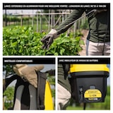 thumbnail of Stanley SXSPBS16E, pulverizador mochila 16l, 5 bar ajustable, 0.6 l/min, lanza 55-100 cm, indicador de carga LED