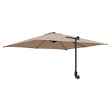 thumbnail of vidaXL Wandgemonteerde Tuinparasol Taupe 247 cm